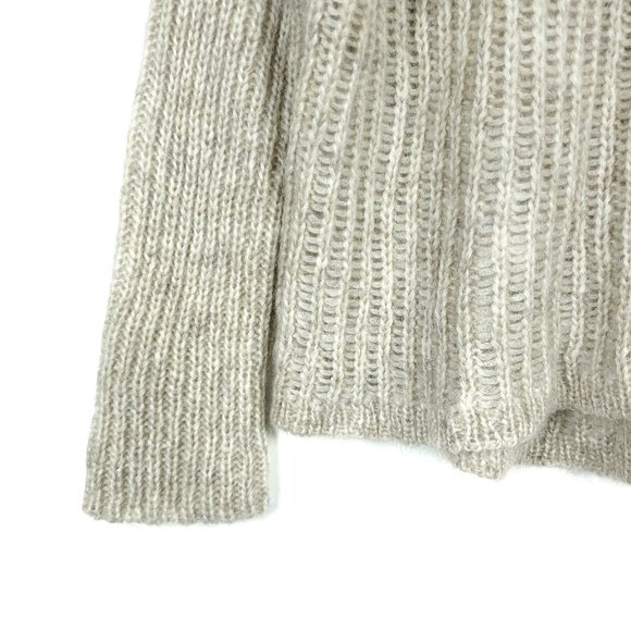 Eileen Fisher Wool Mohair Cowl Neck Knit Sweater - Picture 4 of 8
